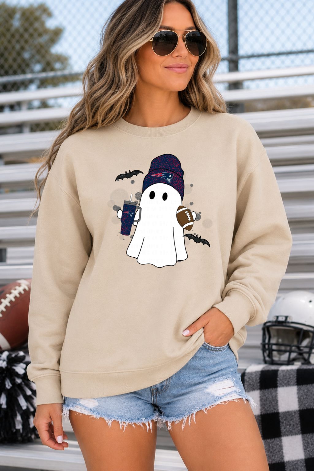 Football Ghost Pat Sweatshirt