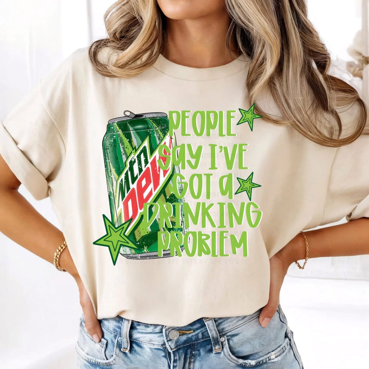 Drinkin Problem Mtn Dew Tshirt