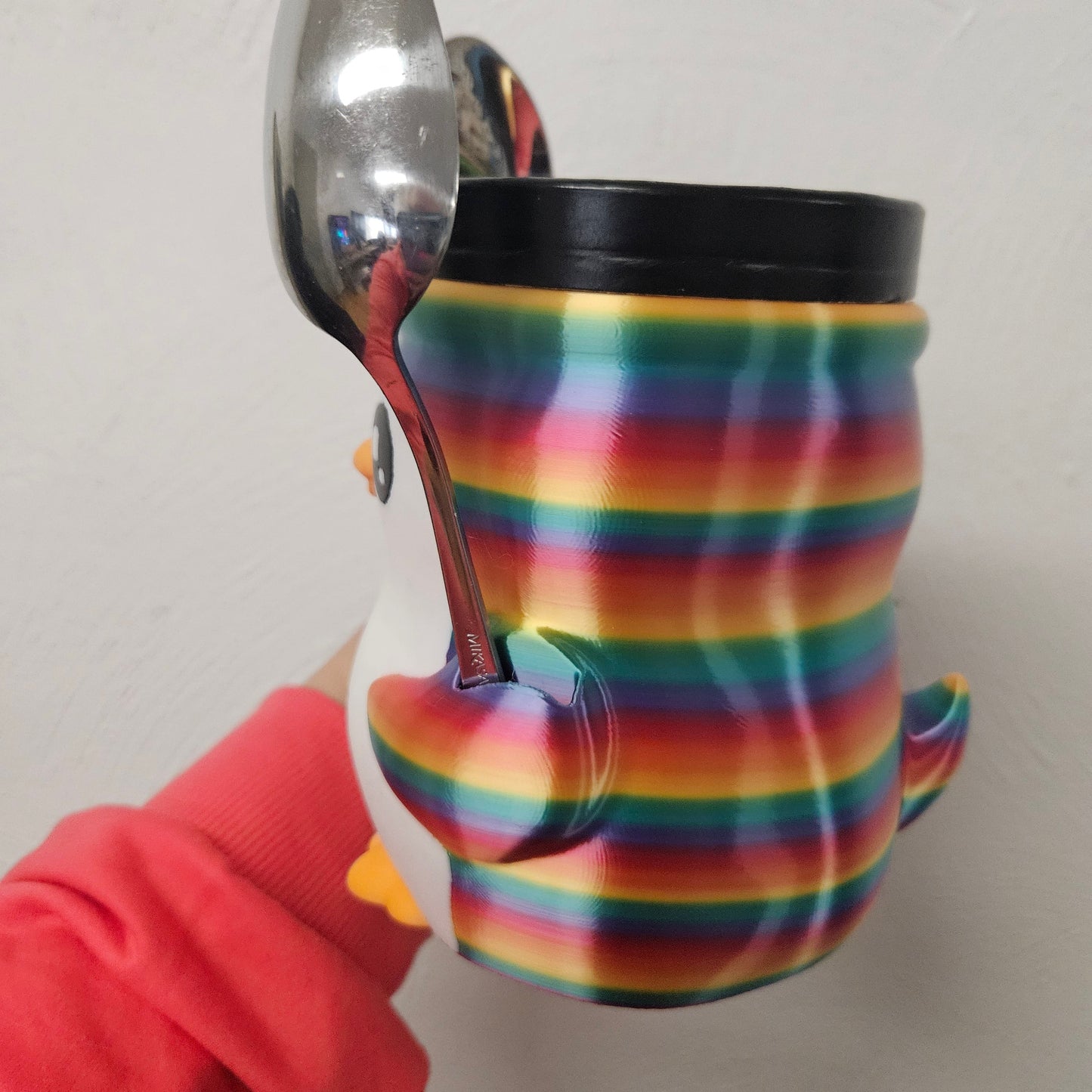 PEBBLE THE PENGUIN ICE CREAM PINT HOLDER