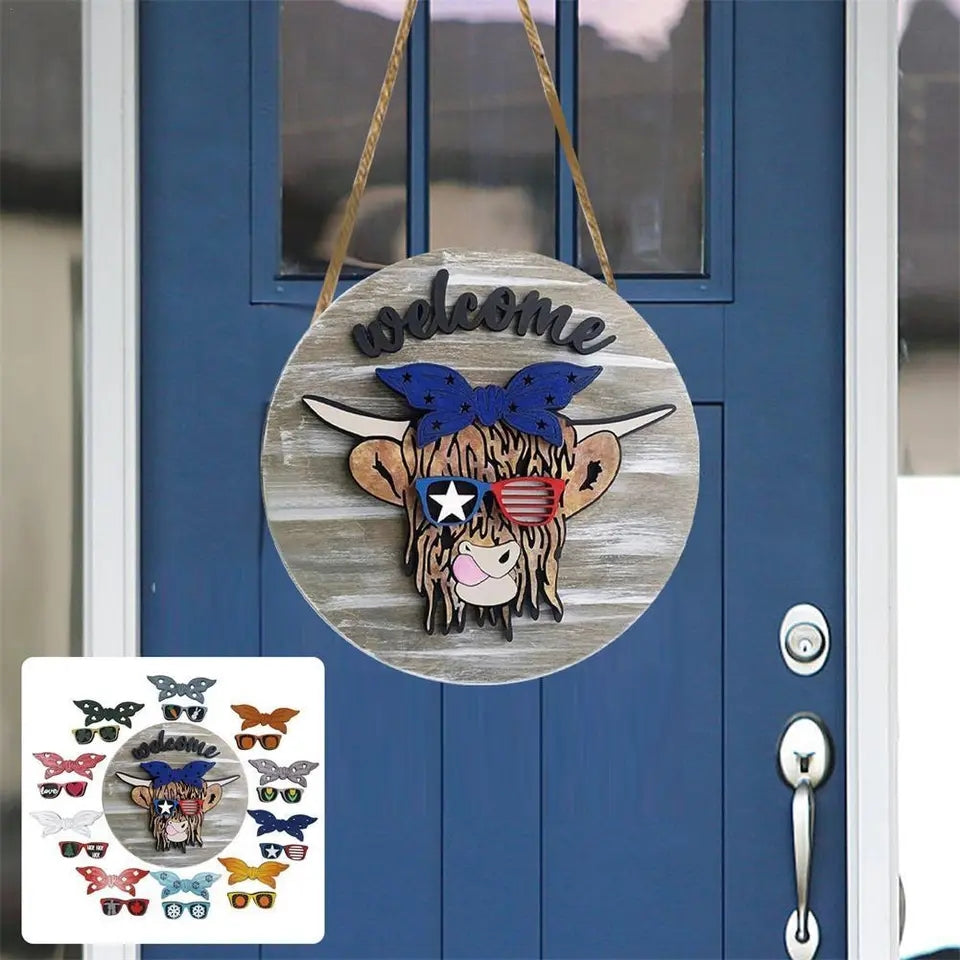 Interchangeable Cow Season Signs eta 4 wks