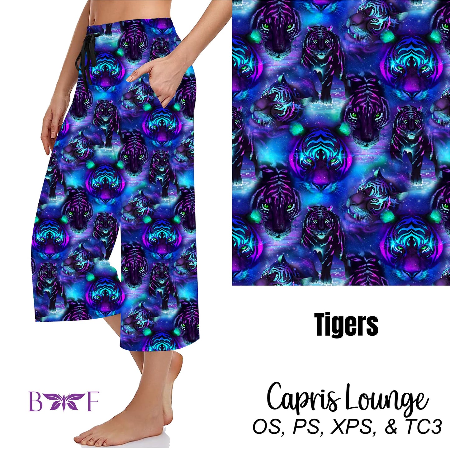 Tigers Leggings, capris, capri lounge and jogger and shorts preorder #0429