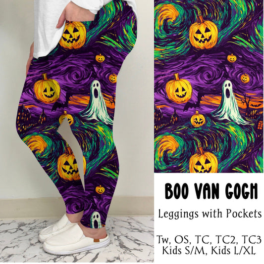 Boo Van Gogh Leggings/Joggers | Run Ends 7/28| ETA 42 days