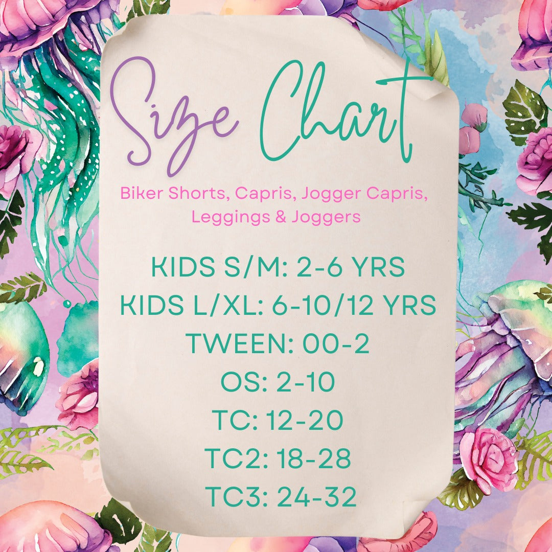 Batch #530 - Sea Life - Closes 5/15 - ETA mid July - Jellyfish Biker & Jogger Shorts