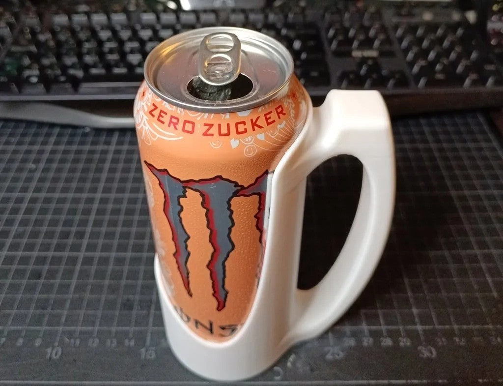 ENERGY DRINK CUP HOLDER WITH HANDLE