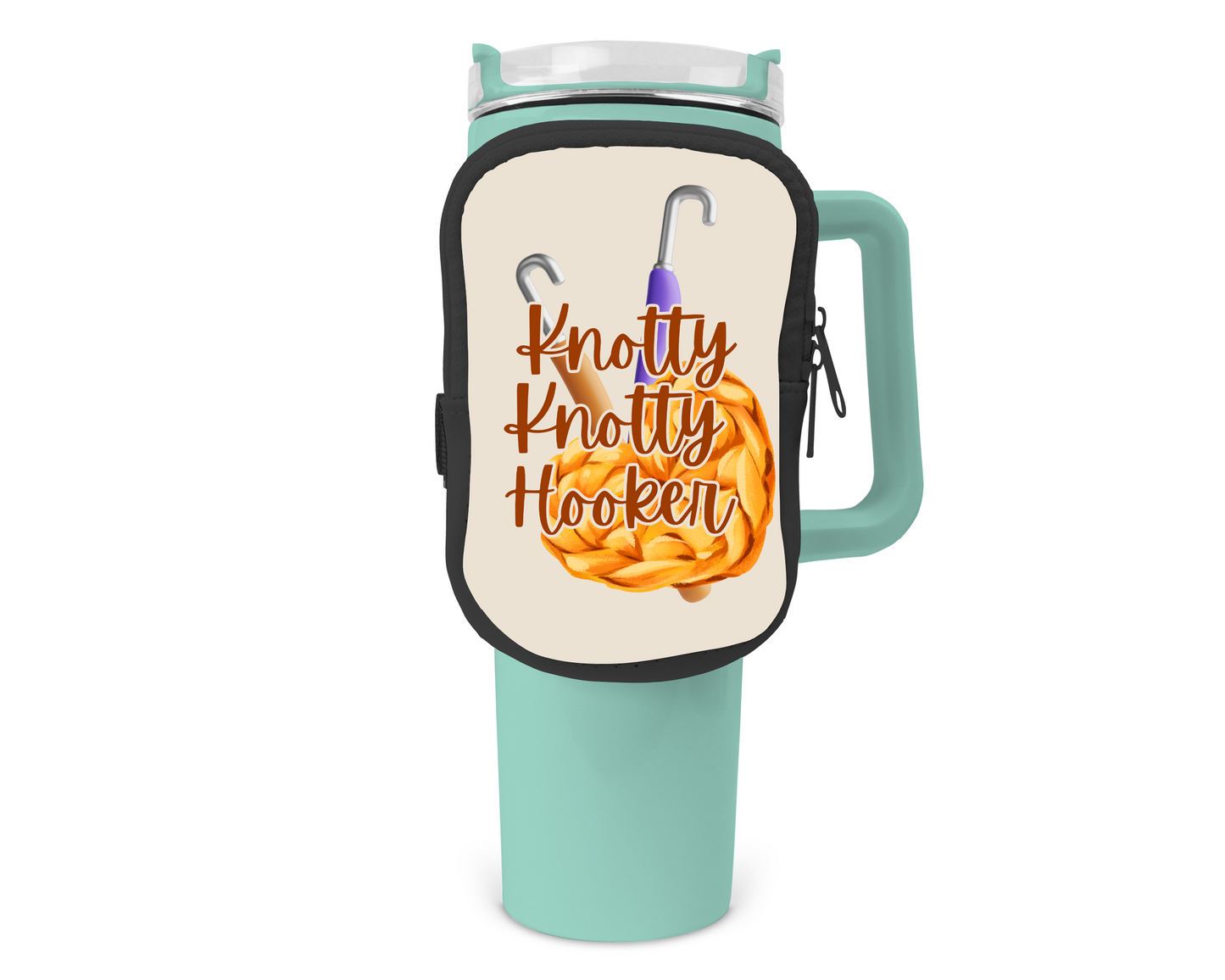 Knotty Hooker Zippered Pouch/Bag For 40oz Tumbler