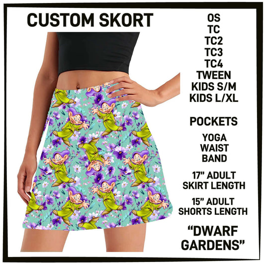 ML2G - Dwarf Gardens Skort with Pockets - Preorder Closing 2/22 ETA: Late April