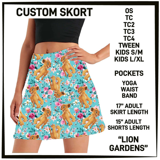 ML2G - Lion Gardens Skort with Pockets - Preorder Closing 2/22 ETA: Late April
