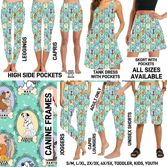 RTS - Canine Frames Skort with Pockets