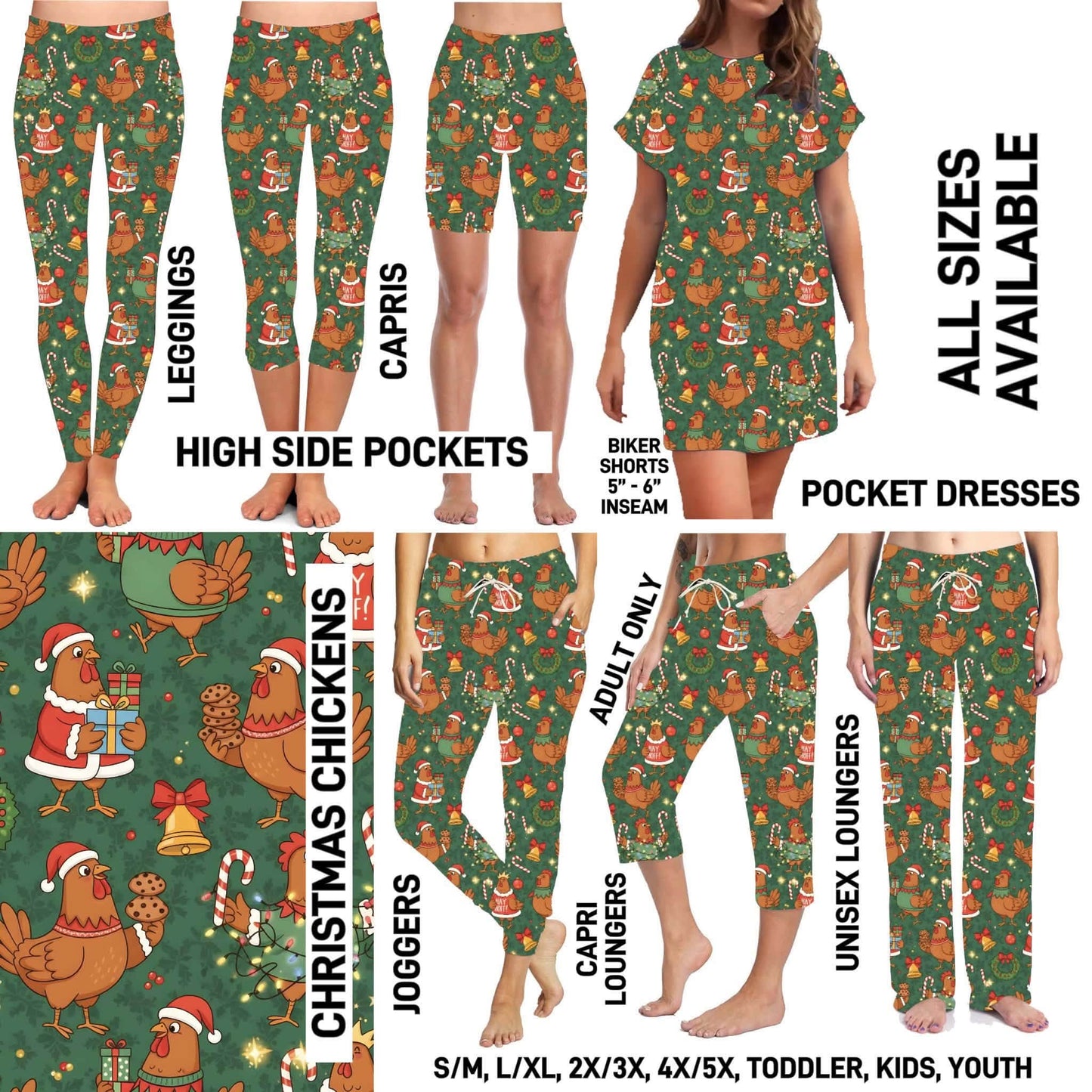 X26M - Christmas Chickens - Preorder Closing 7/19 ETA: Late Sept