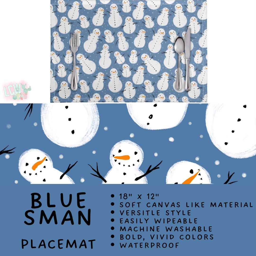 Batch #588 - Table Runners - Closes 9/21 - ETA early/mid Nov - Blue Sman Placemat
