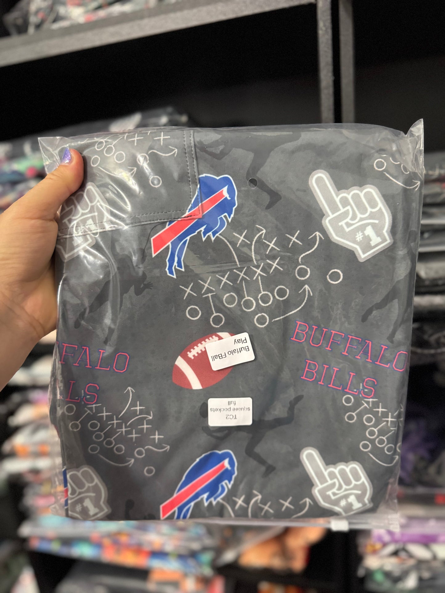 Ready To Ship - Buffalo Fball Play Full and Capri OS & TC, Full Length TC2 Square Pocket