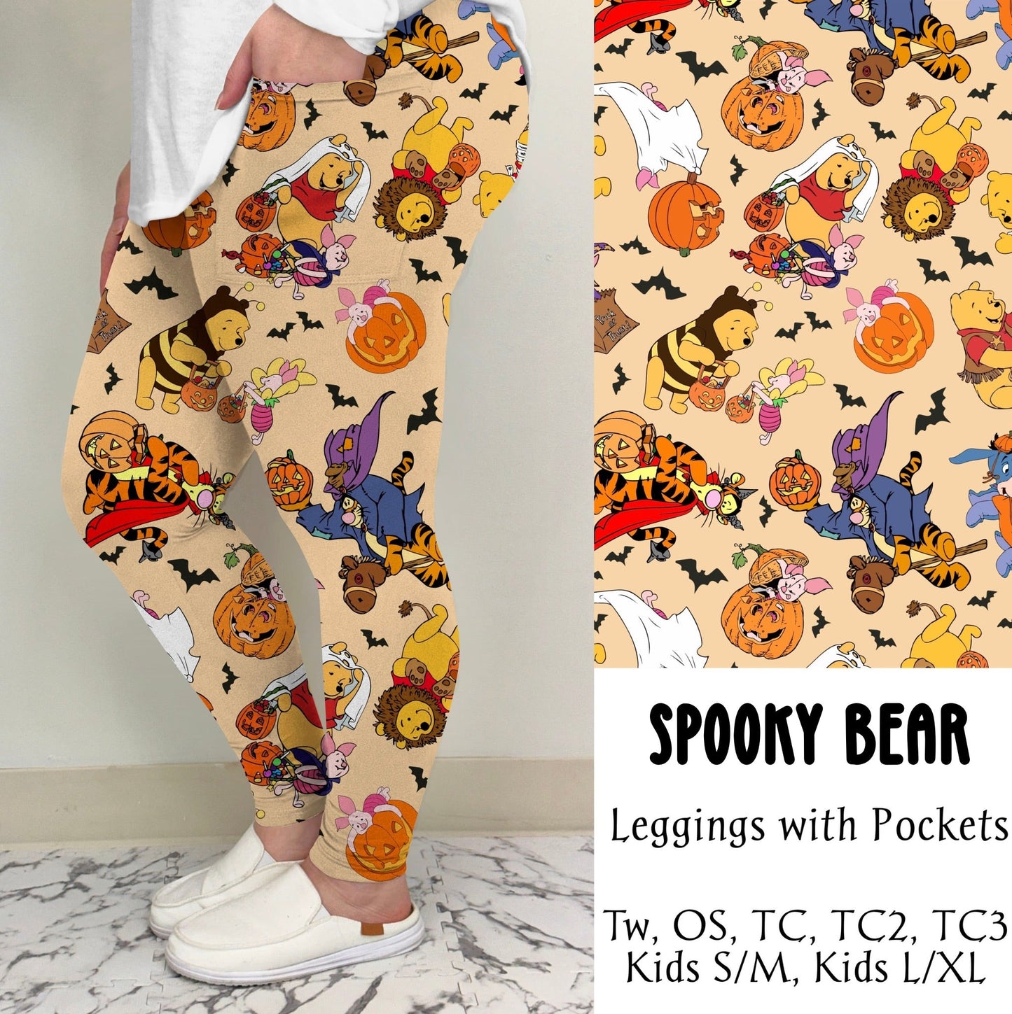 Spooky Bear Leggings/Joggers | Run Ends 7/28| ETA 42 days