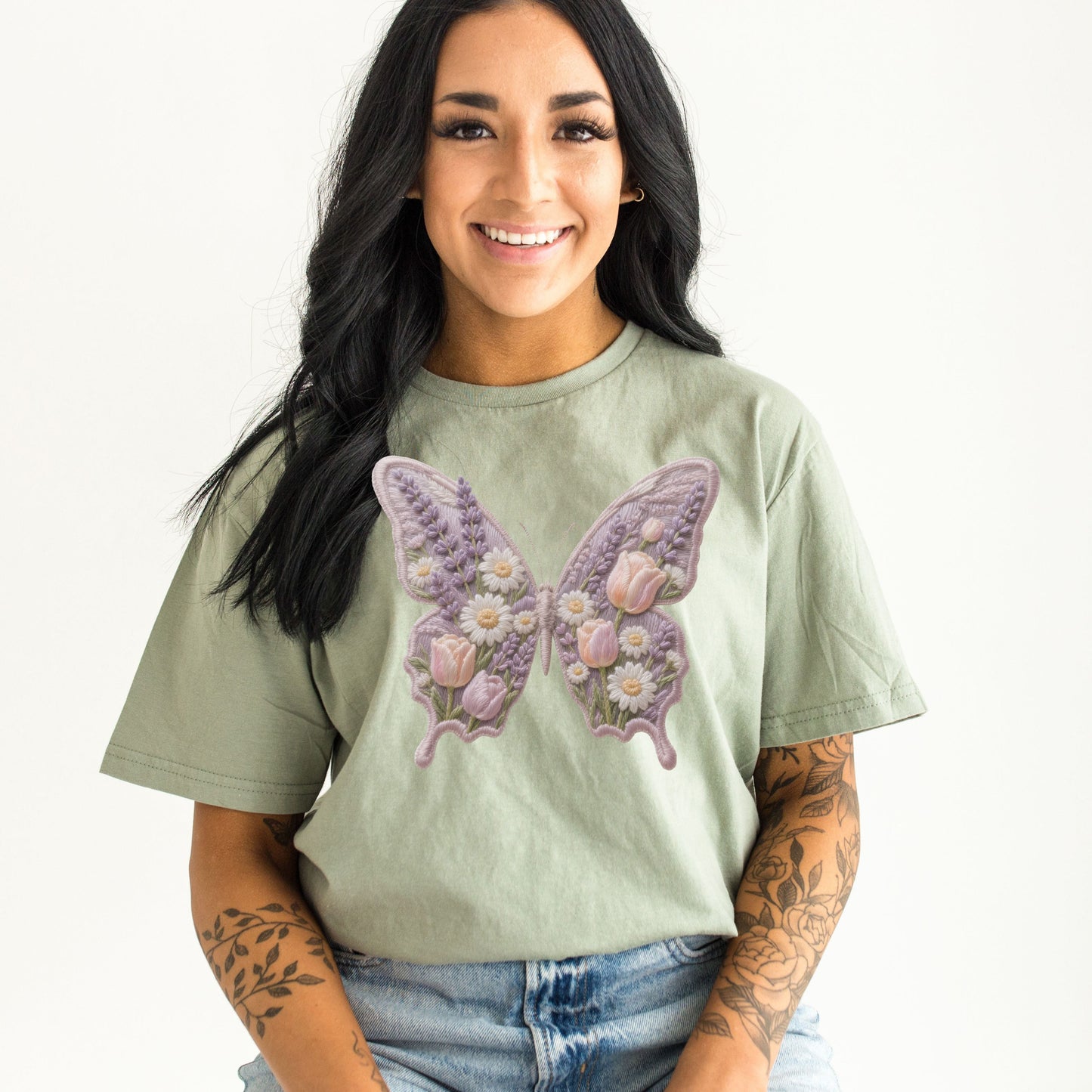 Quilted Butterfly Tshirt