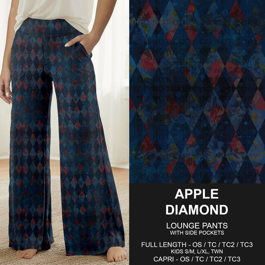 B319 - Preorder Apple Diamond Lounge Pants (Closes 11/01. ETA: early Jan.)