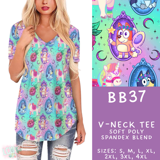 Batch #512 - Blue Buds 2 - Closes 4/3 - ETA Early June - BB37 V-Neck Tee
