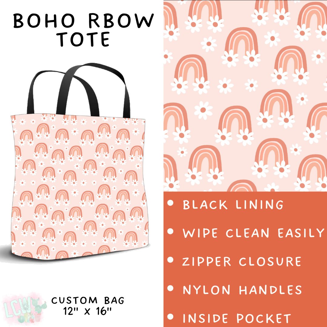 Batch #499 - Fun Run 20 - Closes 3/4 - ETA early May - Boho RBow Tote