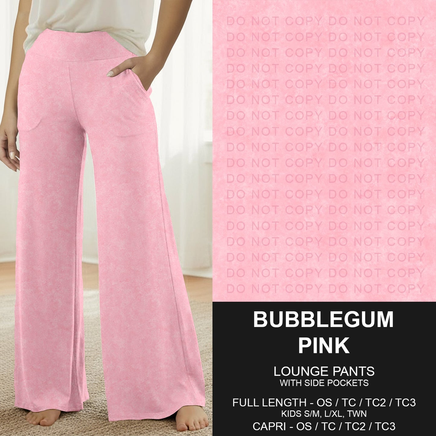 B280 - Preorder Bubblegum Pink Lounge Pants (Closes 3/22. ETA: late May)