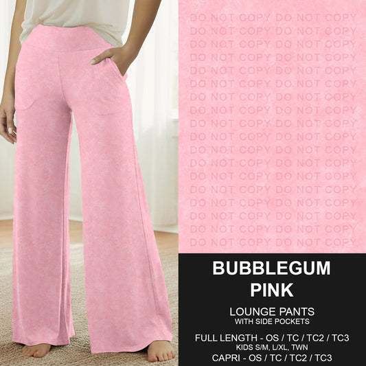 B280 - Preorder Bubblegum Pink Lounge Pants (Closes 3/22. ETA: late May)