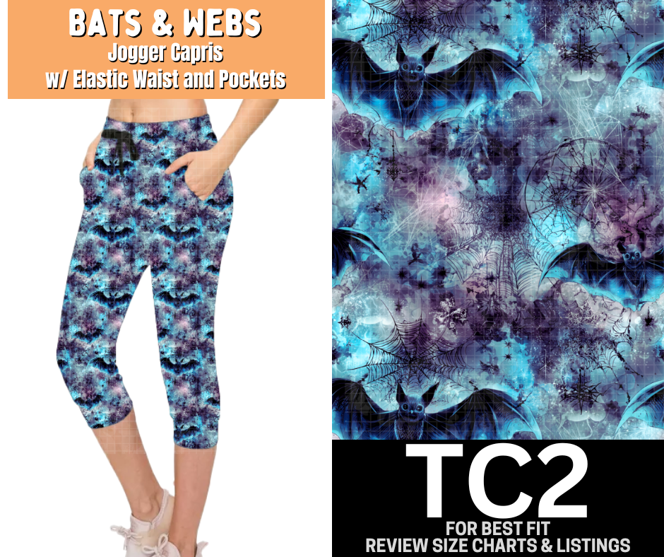 Bats & Webs Jogger Capri