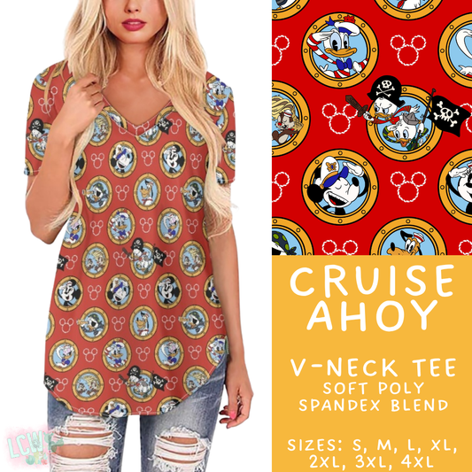 Batch #515 - Magical Faves 19 - Closes 4/10 - ETA mid June - Cruise Ahoy V-Neck Tee