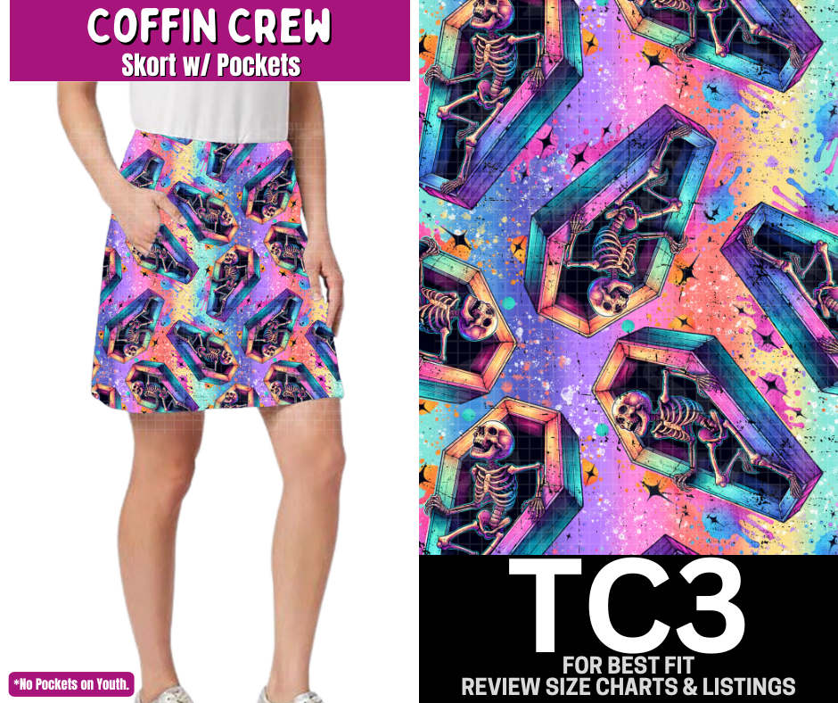 Coffin Crew Skort