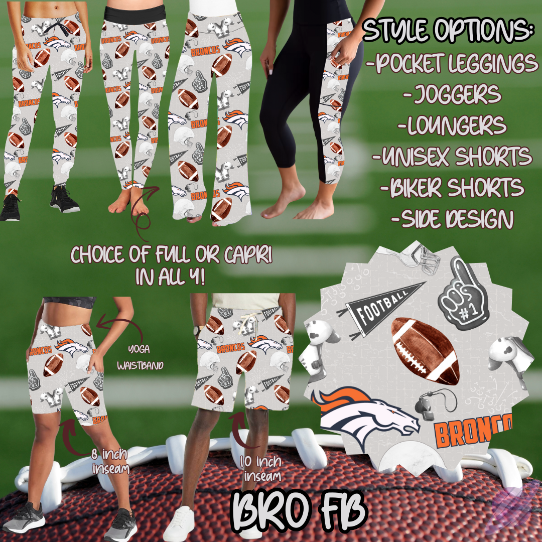 BRO FB-GAME DAY RUN- PREORDER CLOSING 7/13