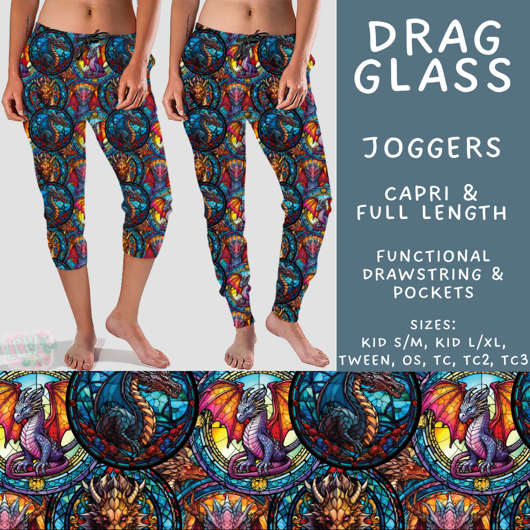 Batch #589 - August Request Run - Closes 9/23 - ETA mid/late Nov - Drag Glass Full and Capri Length Joggers