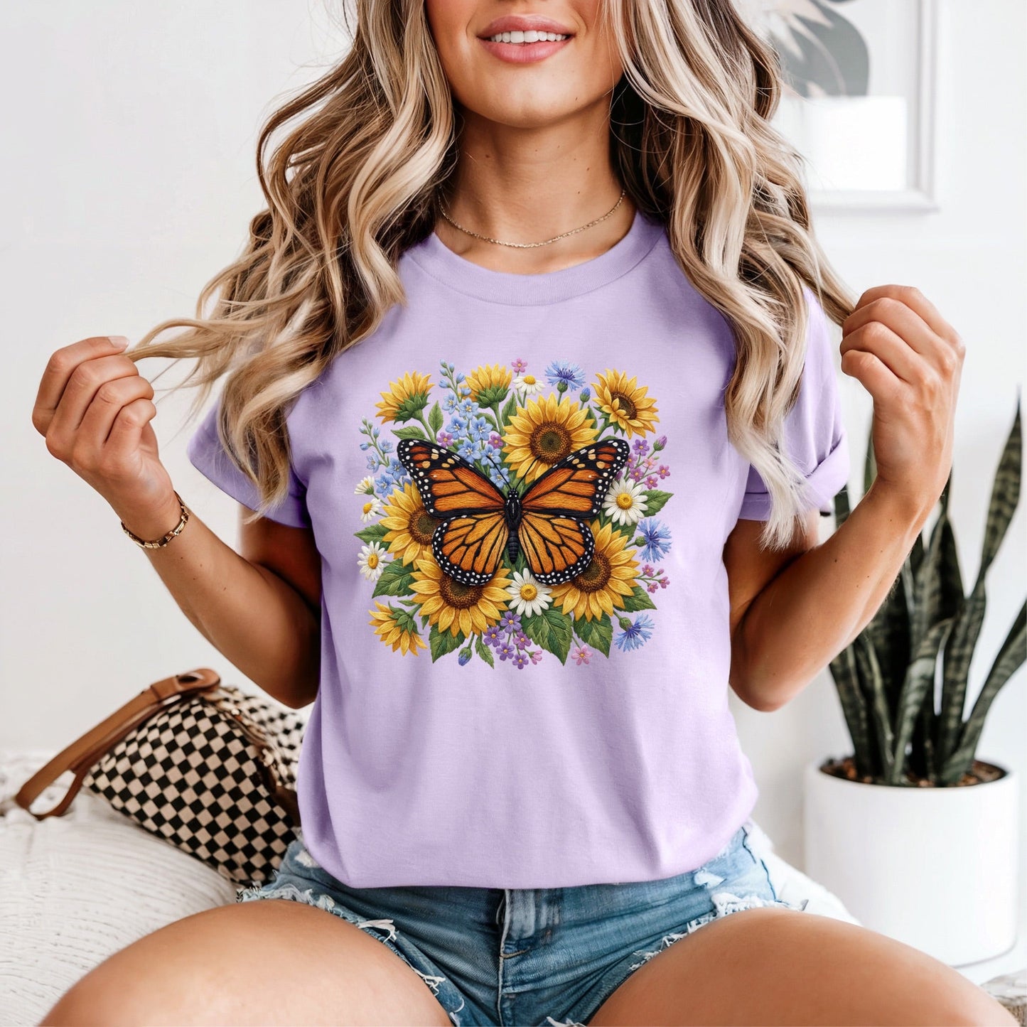 Floral Butterfly Tshirt