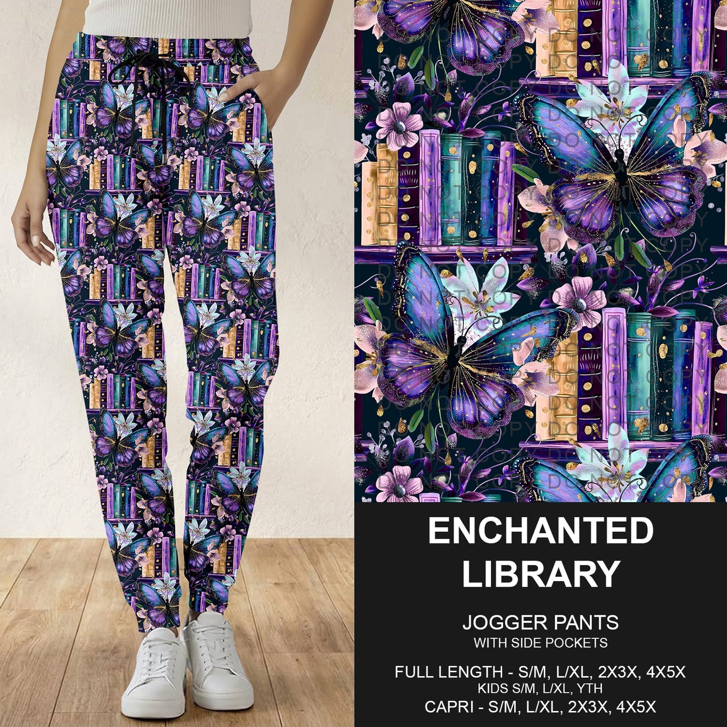 B292 - Preorder Enchanted Library Joggers (Closes 5/24. ETA: late July)