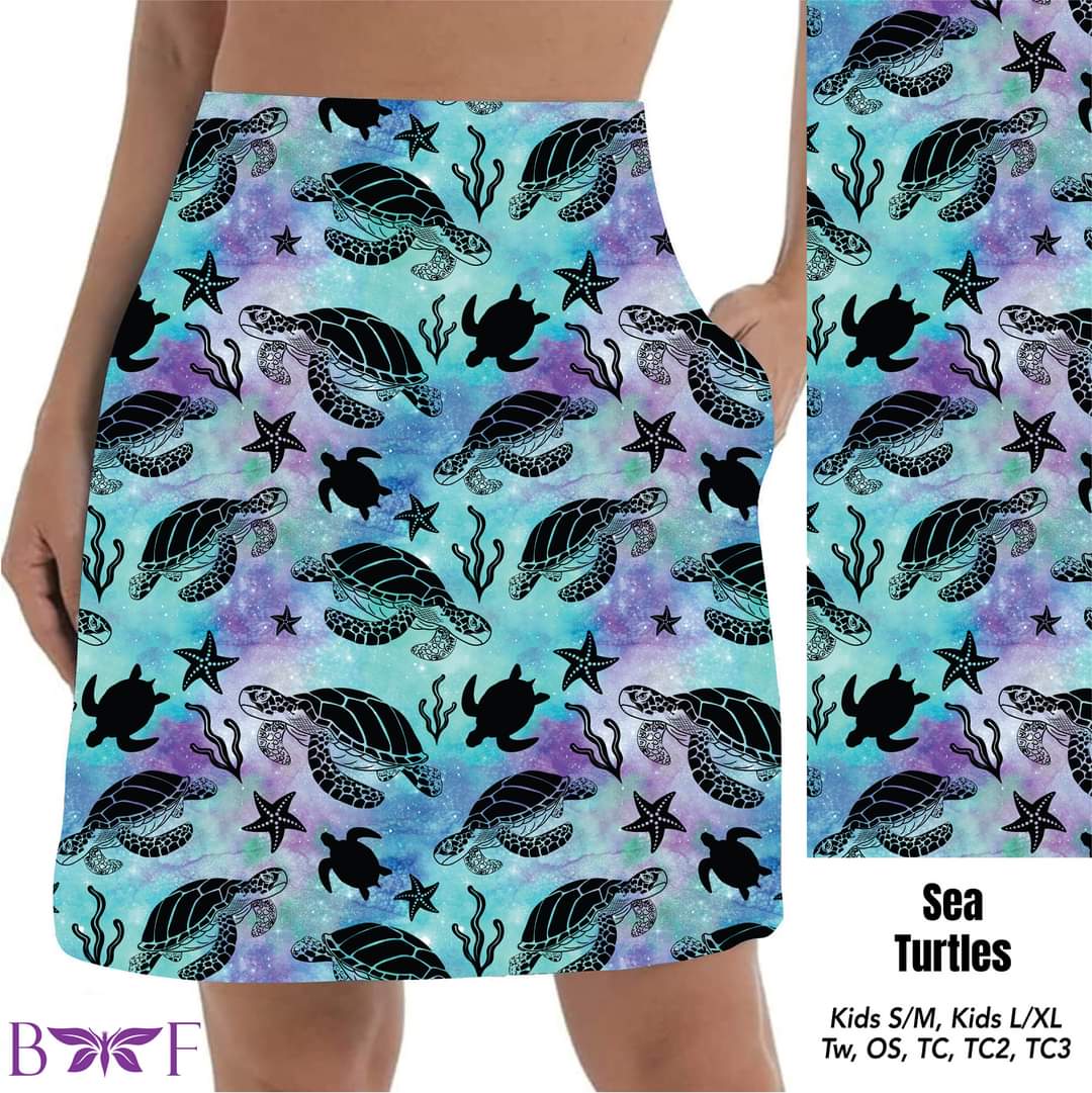 Sea Turtles skort