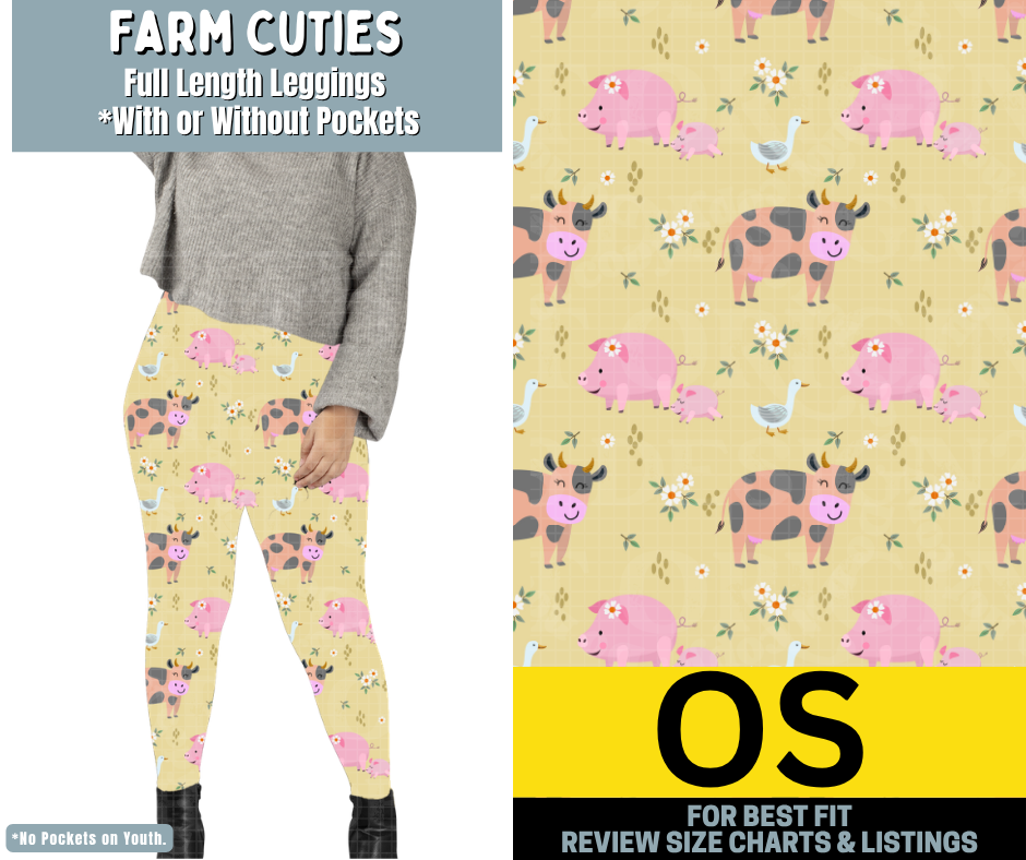 Farm Cuties Full Length Leggings w/ Pockets
