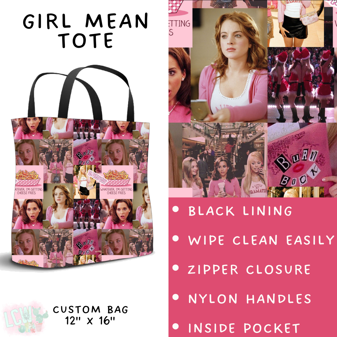Batch #502 - Show Time - Closes 3/11 - ETA mid May - Girl Mean Tote