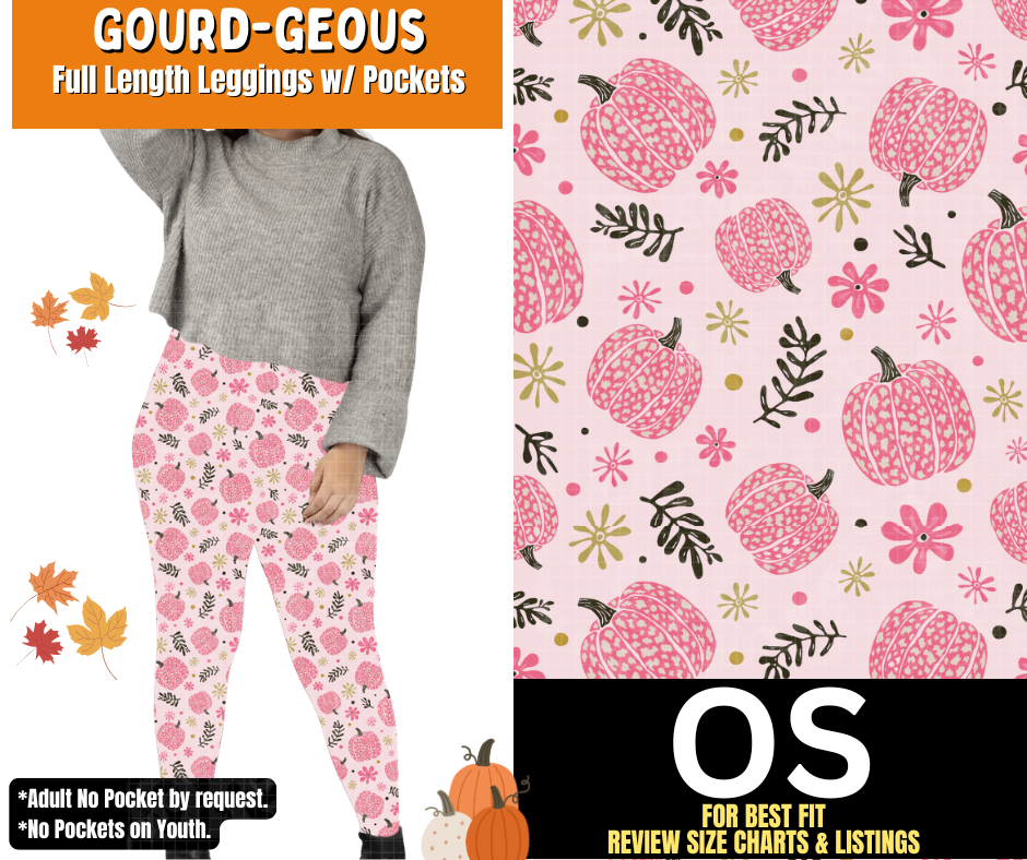 Gourd-Geous Full Length Leggings w/ Pockets