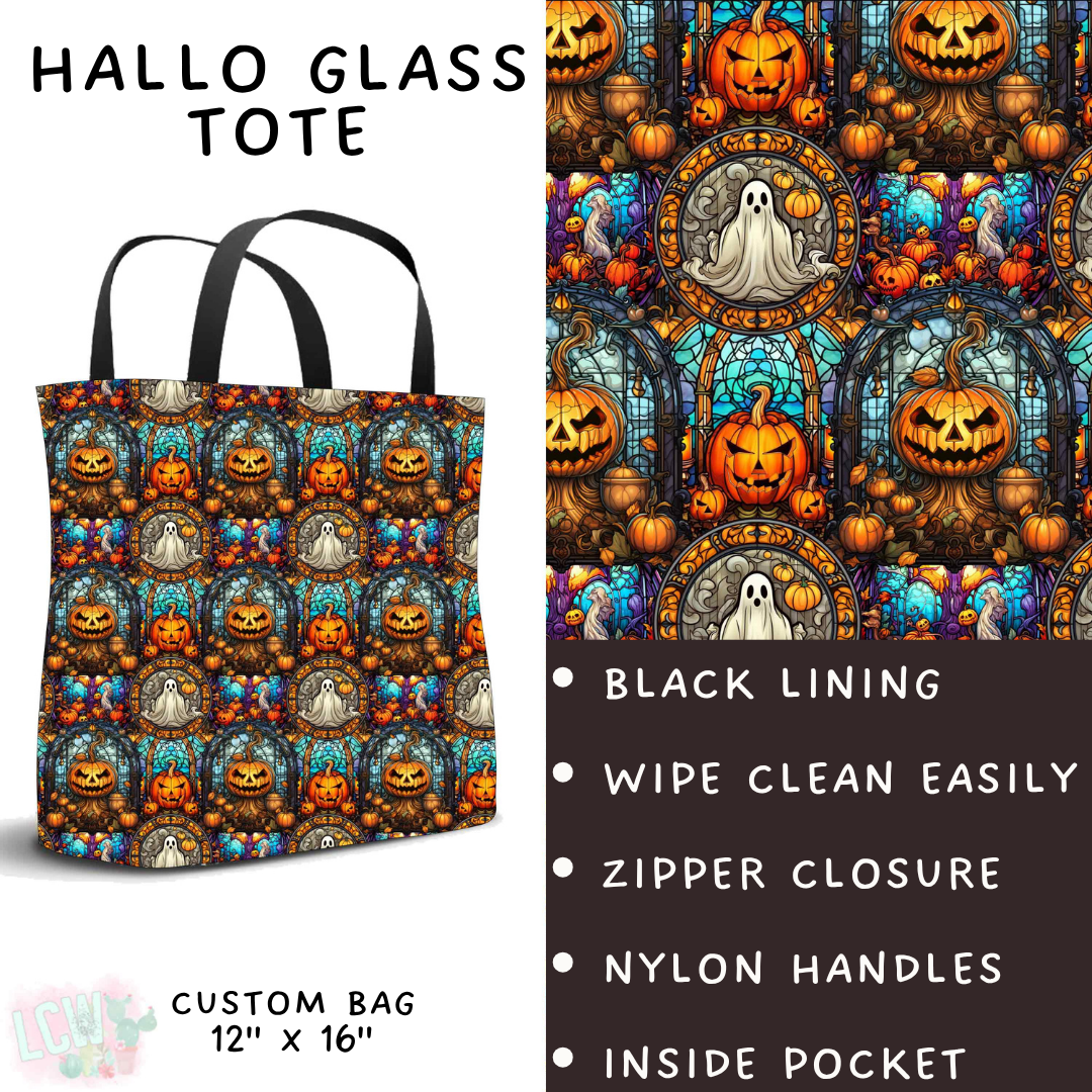 Batch #560 - Halloween 4 - Closes 7/26 - ETA late Sept - Hallo Glass Tote