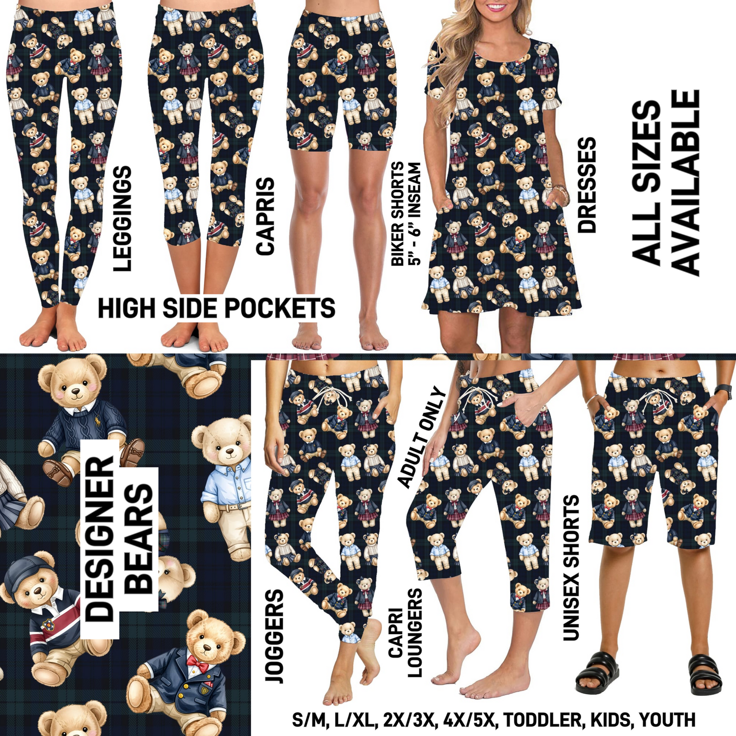 278BT - Designer Bears - Preorder Closing 1/11 ETA: Mid March