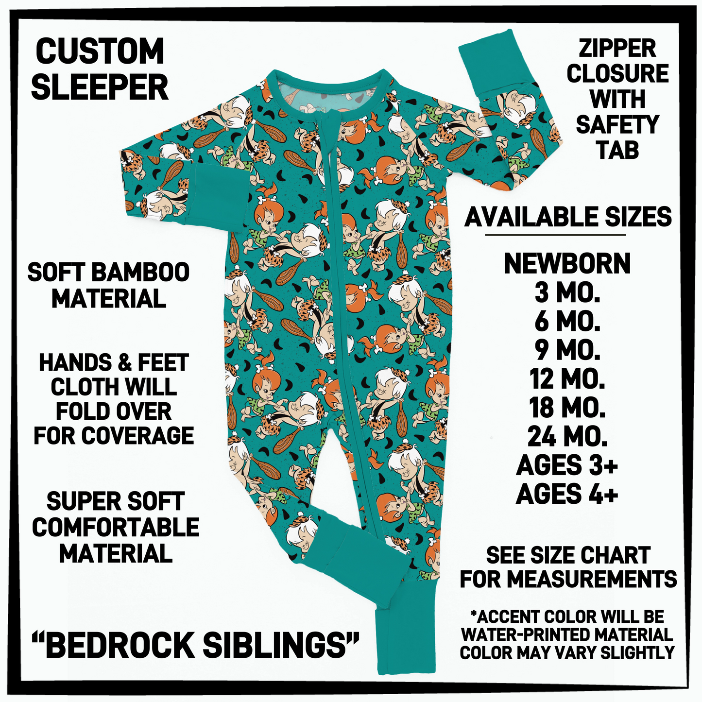 BY3S - Bedrock Siblings Baby Sleeper - Preorder Closing 2/12 ETA: Late April