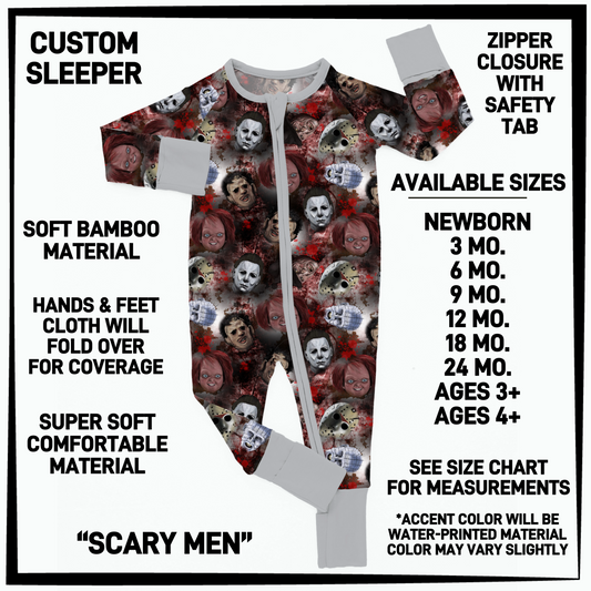 BY3S - Scary Men Baby Sleeper - Preorder Closing 2/12 ETA: Late April