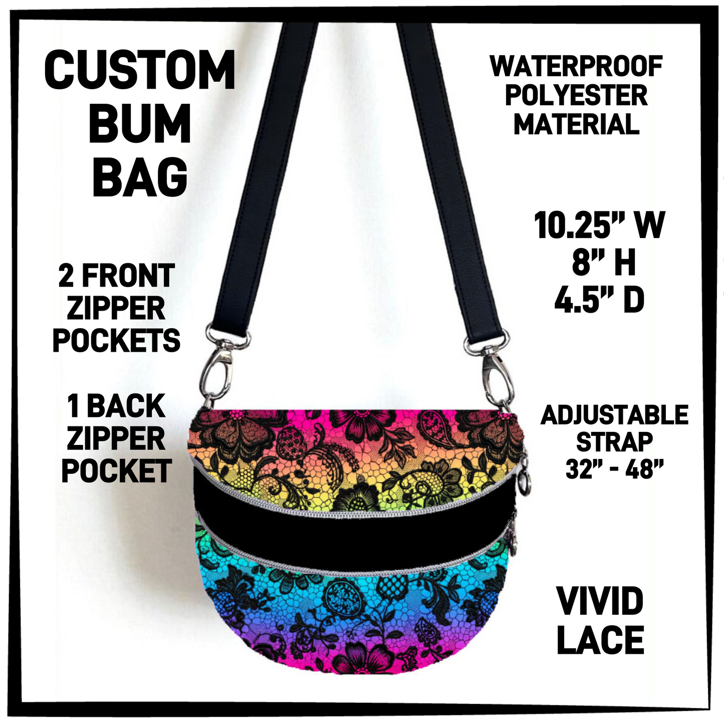 B1BM - Vivid Lace Bum Bag - Preorder Closing 8/19 ETA: Mid-Oct