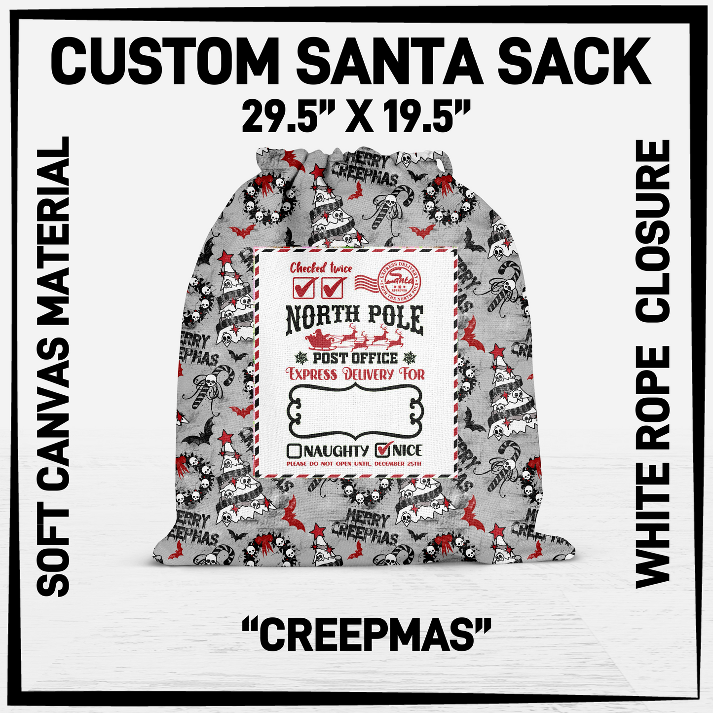 SNCS - Creepmas Santa Sack - Preorder Closing 9/17 ETA: Mid-Dec