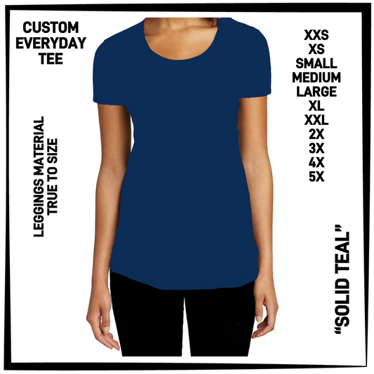 ED2T - Solid Teal Everyday Tee - Preorder Closing 9/23 ETA: Mid-Dec