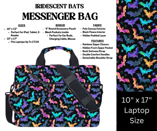 Iridescent Bats Messenger Bag