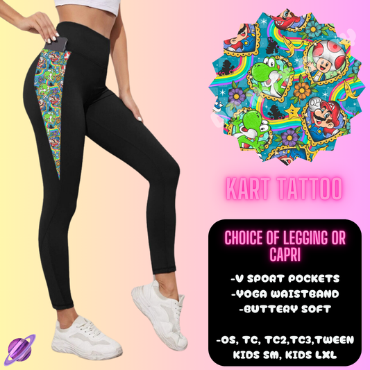KART TATTOO- HOODIE OUTFIT RUN-5 STYLE BOTTOMS- PREORDER 2/20
