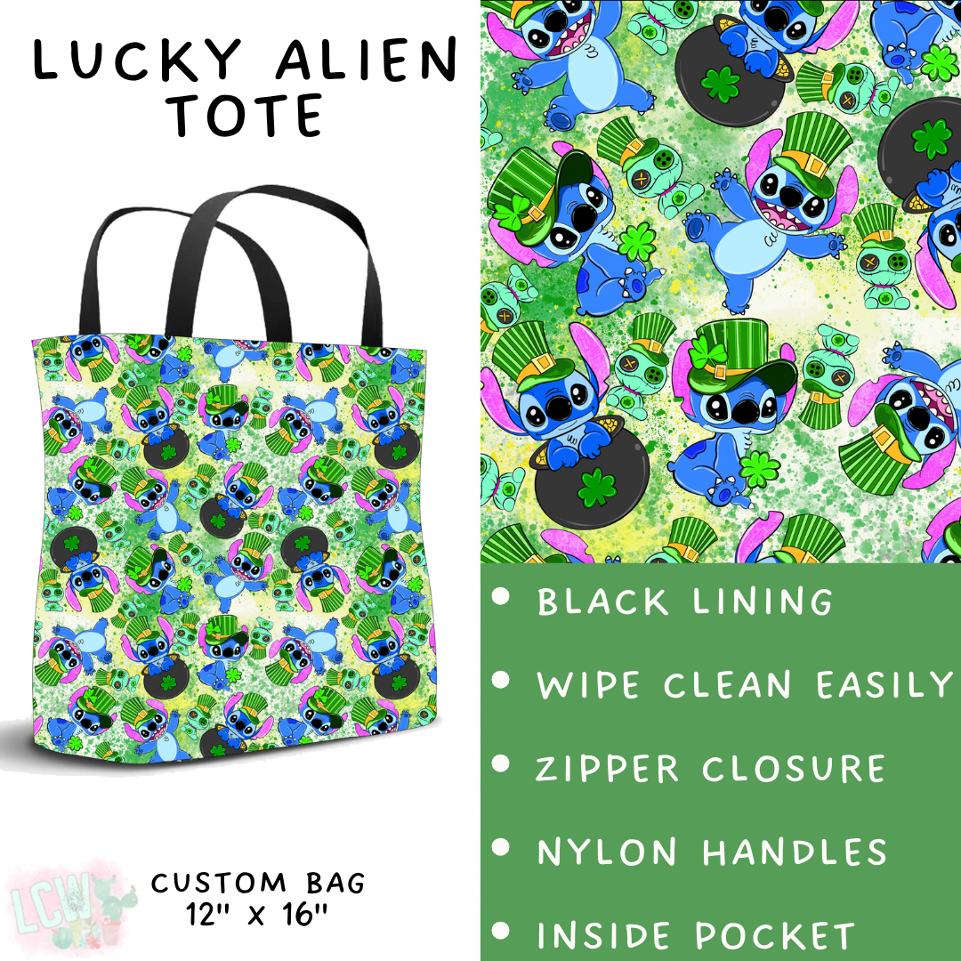 Batch #463 - Magical Characters Lucky - Closes 12/15 - ETA early Feb - Lucky Alien Tote