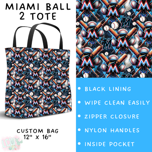 Batch #498 - Strike Out 3 - Closes 3/2 - ETA early May - Miami Ball 2 Tote