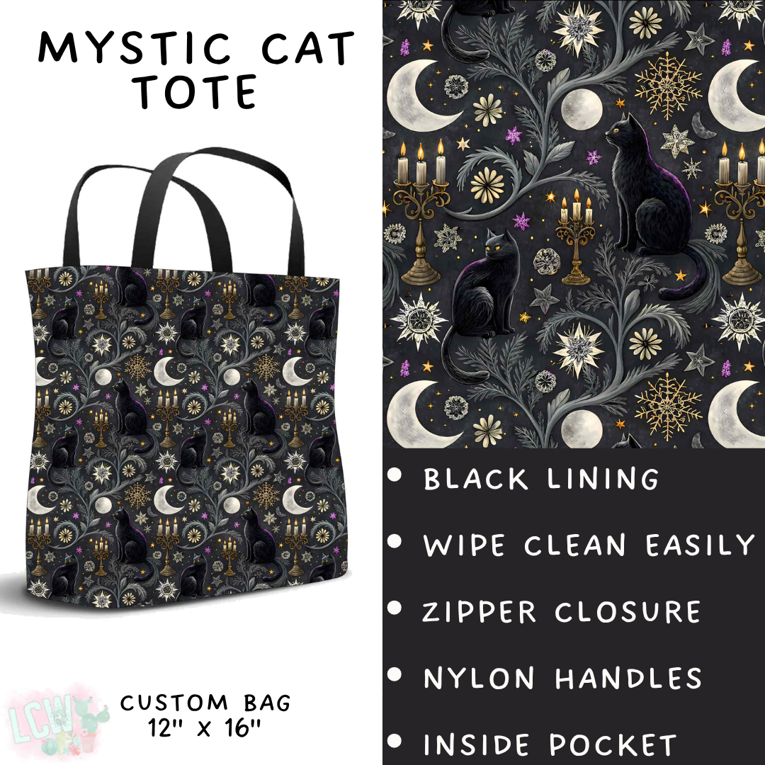 Batch #560 - Halloween 4 - Closes 7/26 - ETA late Sept - Mystic Cat Tote