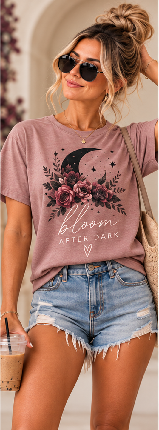 MIDNIGHT BLOOM TEE