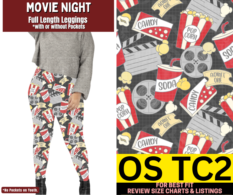 Movie Night Full Length Leggings w/ Pockets