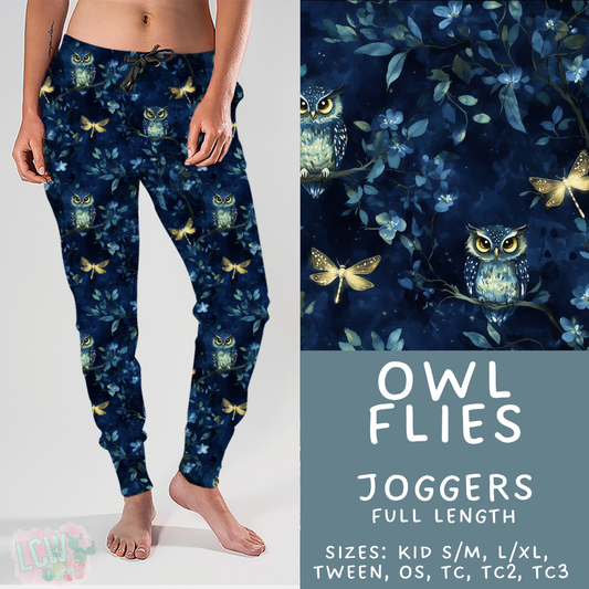 Ready to Ship - Owl Flies Joggers - TC2