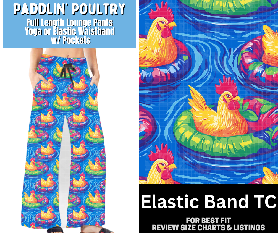 Paddlin' Poultry Full Length Lounge Pants