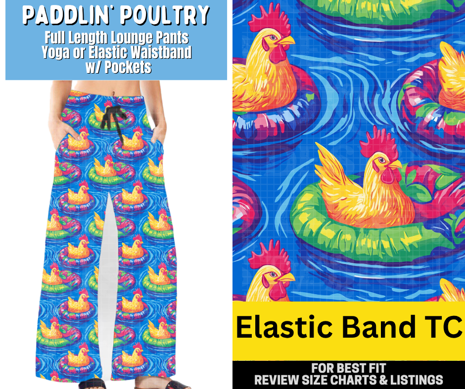 Paddlin' Poultry Full Length Lounge Pants